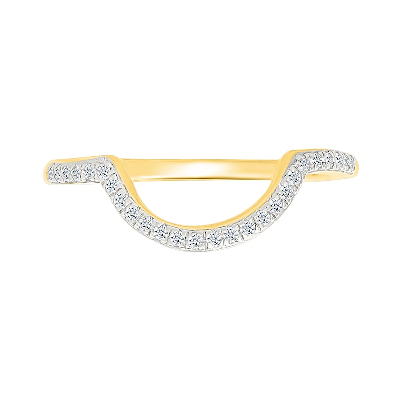 Main Image 5 of 1.23 CT. T.W. Pear-Shaped Multi-Diamond Swirl Frame Triple Row Shank Bridal Set in 10K Gold