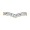 Thumbnail Image 5 of 1.45 CT. T.W. Marquise-Shaped Multi-Diamond Frame Multi-Row Split Shank Bridal Set in 10K Gold