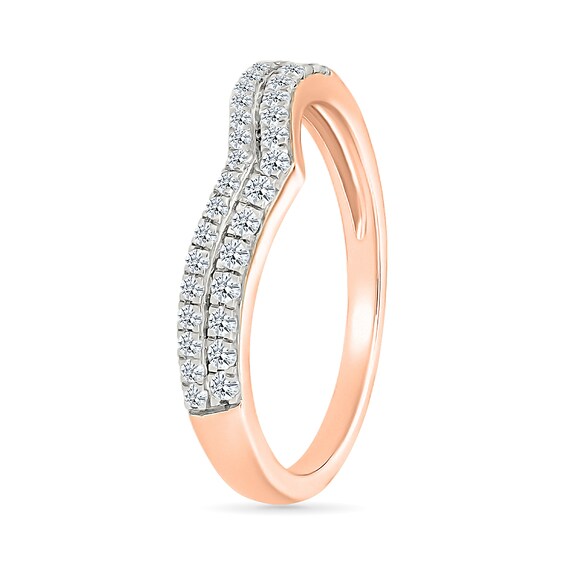 1.45 CT. T.W. Marquise-Shaped Multi-Diamond Frame Multi-Row Split Shank Bridal Set in 10K Rose Gold