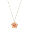 Thumbnail Image 1 of Enamel Flower Pendant in Solid 10K Gold