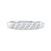 Thumbnail Image 3 of 0.07 CT. T.W. Diamond "S" Curve Anniversary Band in 10K White Gold