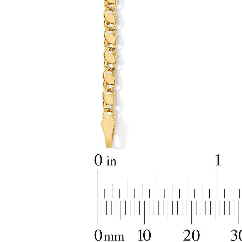 Main Image 3 of 3.05mm Oval Mirror Chain Bracelet in Solid 10K Gold - 7.25”