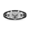 Thumbnail Image 4 of Disney Treasures Hocus Pocus 0.065 CT. T.W. Black and White Diamond Cat Ring in Sterling Silver and Black Rhodium