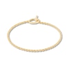 Thumbnail Image 3 of 2.1mm Rope Chain Toggle Bracelet in Hollow 10K Gold - 7.25”