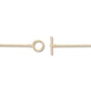 Thumbnail Image 4 of 2.1mm Rope Chain Toggle Bracelet in Hollow 10K Gold - 7.25”