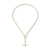 Thumbnail Image 1 of 2.1mm Rope Chain Toggle Necklace in Hollow 10K Gold