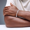 Thumbnail Image 2 of 0.95 CT. T.W. Certified Lab-Grown Diamond ID Bracelet in Sterling Silver (F/SI2) - 8”