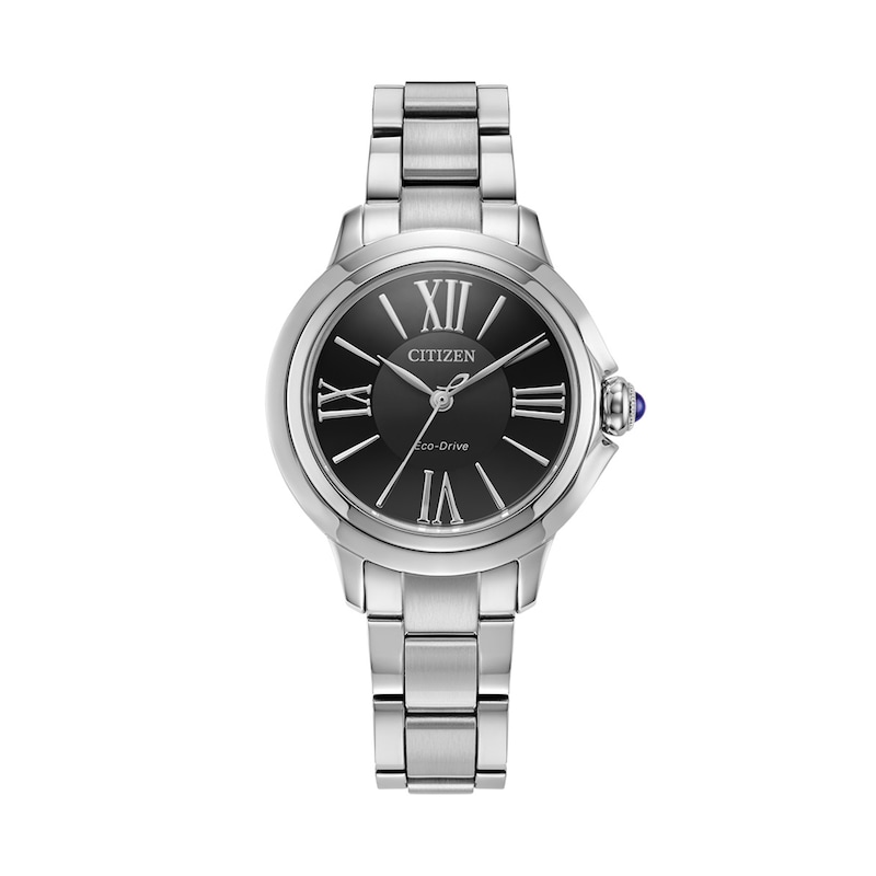 Main Image 1 of Ladies’ Citizen Eco-Drive® Dress Classic Ceci Watch with Black Dial (Model: EM1160-58E)