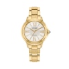 Thumbnail Image 1 of Ladies’ Citizen Eco-Drive® Dress Classic Ceci Gold-Tone IP Watch with White Dial (Model: EM1162-52A)