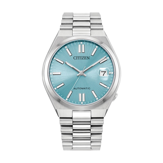 Unisex Citizen Tsuyosa Automatic Watch with Light Blue Dial (Model: NJ0200-50L)