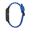 Thumbnail Image 3 of Men’s Citizen Eco-Drive® Brycen Black IP Blue Silicone Strap Chronograph Watch with Black Dial (Model: AT2586-05E)