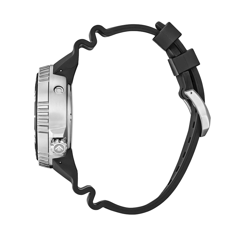 Main Image 3 of Men’s Citizen Eco-Drive® Promaster Dive Black Silicone Strap Watch with Red Dial (Model: BN1024-01Z)