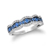 Thumbnail Image 1 of Le Vian® Waterfall Blueberry Sapphire™ and 0.29 CT. T.W. Nude Diamond™ Ring in 14K Vanilla Gold®