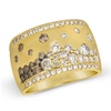 Thumbnail Image 1 of Le Vian® 1.17 CT. T.W. Chocolate Ombré Diamonds® Band in 14K Honey Gold™