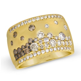 Le Vian® 1.17 CT. T.W. Chocolate Ombré Diamonds® Band in 14K Honey Gold™