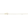 Thumbnail Image 4 of Mother-of-Pearl Block Initial “P” Necklace in Sterling Silver with 18K Gold-Plate