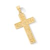 Thumbnail Image 2 of Diamond-Cut Cross Necklace Charm in Solid 10K Gold