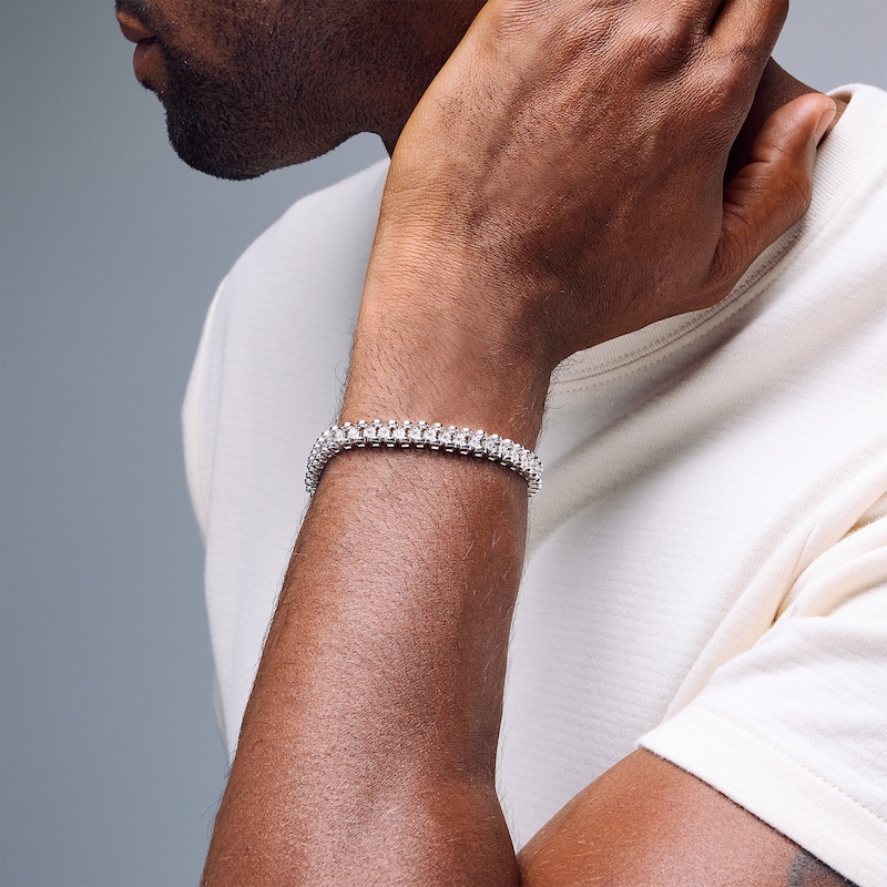 1.00 CT. T.W. Certified Lab-Grown Diamond Line Bracelet in Sterling Silver (F/VS2) - 8.5â