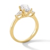 Thumbnail Image 2 of 1.80 CT. T.W. Oval and Pear-Shaped Certified Lab-Grown Diamond Three Stone Engagement Ring in 14K Gold (F/VS2)