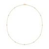 Thumbnail Image 1 of 0.50 CT. T.W. Certified Lab-Grown Diamond Bezel-Set Station Necklace in 10K Gold (F/VS2)