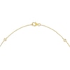 Thumbnail Image 2 of 0.50 CT. T.W. Certified Lab-Grown Diamond Bezel-Set Station Necklace in 10K Gold (F/VS2)