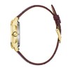 Thumbnail Image 2 of Ladies' Bulova Sutton Gold-Tone IP Brown Leather Strap Automatic Watch with Mother-of-Pearl Dial (Model: 97L179)