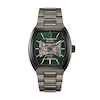 Thumbnail Image 1 of Men’s Bulova Maquina Gunmetal Grey IP Automatic Watch with Tonneau Green Skeleton Dial (Model: 98A321)