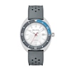 Thumbnail Image 1 of Men's Bulova Snorkel Grey Ceramic Rubber Strap Watch with White Dial (Model: 98B449)