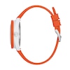 Thumbnail Image 2 of Men's Bulova Snorkel White Ceramic Orange Rubber Strap Watch with White Dial (Model: 98B448)