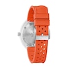 Thumbnail Image 3 of Men's Bulova Snorkel White Ceramic Orange Rubber Strap Watch with White Dial (Model: 98B448)