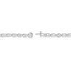 Thumbnail Image 3 of 14.40 CT. T.W. Oval Certified Lab-Grown Diamond Tennis Bracelet in 10K White Gold (F/VS2)