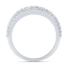 Thumbnail Image 3 of 2.00 CT. T.W. Certified Lab-Grown Diamond Multi-Row Anniversary Band in 10K White Gold (F/VS2)