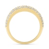 Thumbnail Image 3 of 2.00 CT. T.W. Certified Lab-Grown Diamond Multi-Row Anniversary Band in 10K Gold (F/VS2)