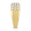Thumbnail Image 2 of 1.50 CT. T.W. Certified Lab-Grown Diamond Multi-Row Anniversary Band in 10K Gold (F/VS2)