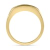 Thumbnail Image 3 of 1.25 CT. T.W. Certified Lab-Grown Diamond Graduated Double Row Anniversary Band in 10K Gold (F/VS2)