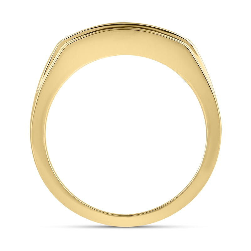 Main Image 3 of 1.25 CT. T.W. Certified Lab-Grown Diamond Graduated Double Row Anniversary Band in 10K Gold (F/VS2)