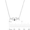 Thumbnail Image 3 of 0.115 CT. T.W. Black and White Diamond Hockey Mom Necklace in Sterling Silver