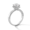 Thumbnail Image 3 of 2.00 CT. T.W. Certified Lab-Grown Diamond Cushion Frame Engagement Ring in 14K White Gold (F/VS2)
