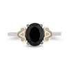 Thumbnail Image 4 of Disney Treasures The Lion King Oval Onyx and Diamond Accent Ring in Sterling Silver and 10K Gold