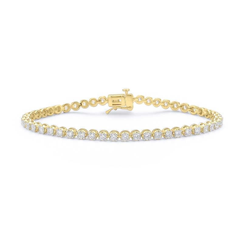 2.95 CT. T.W. Diamond Tennis Bracelet in 10K Gold