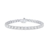 Thumbnail Image 1 of 7.94 CT. T.W. Diamond Tennis Bracelet in 14K White Gold