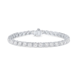 7.94 CT. T.W. Diamond Tennis Bracelet in 14K White Gold