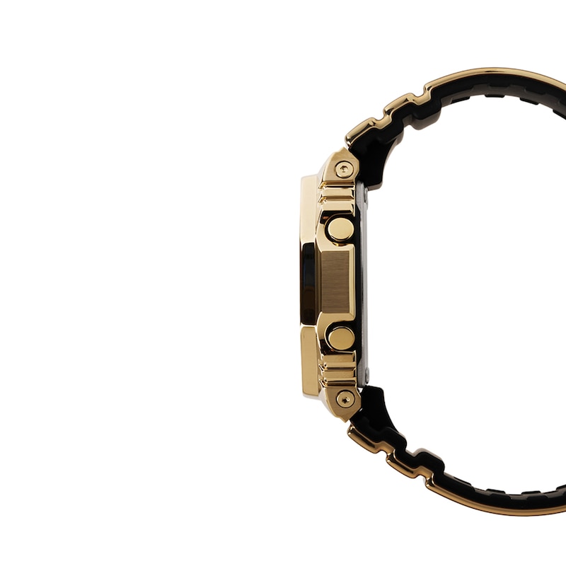 Main Image 3 of Men's Casio G-Shock G-Steel Metallic Analog-Digital Gold-Tone Watch with Black Dial (Model: GM2100YMG-9A)