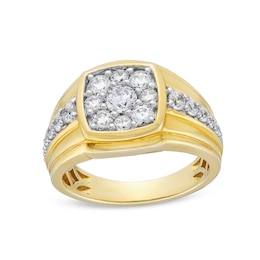1.50 CT. T.W. Certified Lab-Grown Multi-Diamond Ring in 10K Gold (F/SI2)