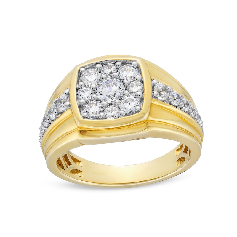 1.50 CT. T.W. Certified Lab-Grown Multi-Diamond Ring in 10K Gold (F/SI2)
