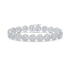 Thumbnail Image 1 of 4.95 CT. T.W. Multi-Diamond Frame Bracelet in 10K White Gold
