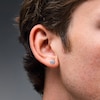 Thumbnail Image 2 of 0.25 CT. T.W. Certified Lab-Grown Diamond Frame Stud Earrings in 10K Gold (F/SI2)
