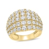 Thumbnail Image 1 of 2.95 CT. T.W. Diamond Graduated Five Row Band in 14K Gold