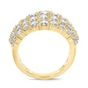 Thumbnail Image 2 of 2.95 CT. T.W. Diamond Graduated Five Row Band in 14K Gold