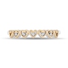 Thumbnail Image 9 of Enchanted Disney Majestic Princess 0.145 CT. T.W. Diamond Three-Piece Ring Set in Sterling Silver and 10K Two-Tone Gold